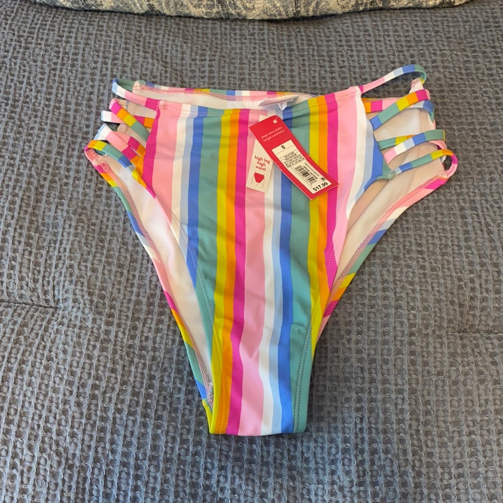 NWT Target High Waisted Bikini Bottom